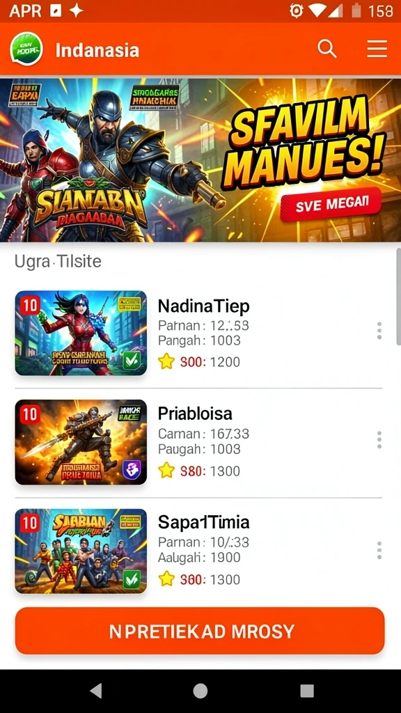 Fitur event dengan hadiah menarik.