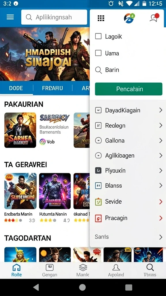 Tampilan antarmuka yang menarik dan intuitif.