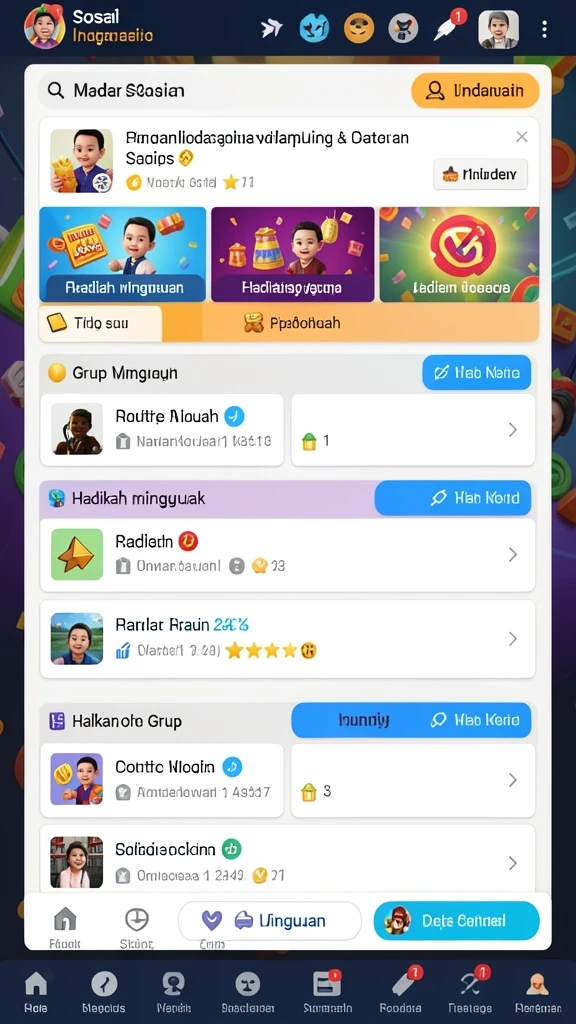 Tampilan beranda aplikasi 888IDR yang menarik.