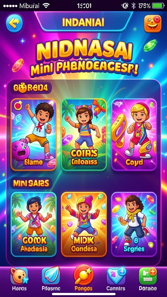 Pemandangan menarik dari dunia game yang luas.