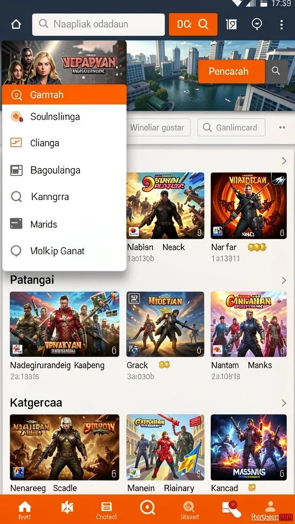 Fitur multiplayer untuk bermain dengan teman.