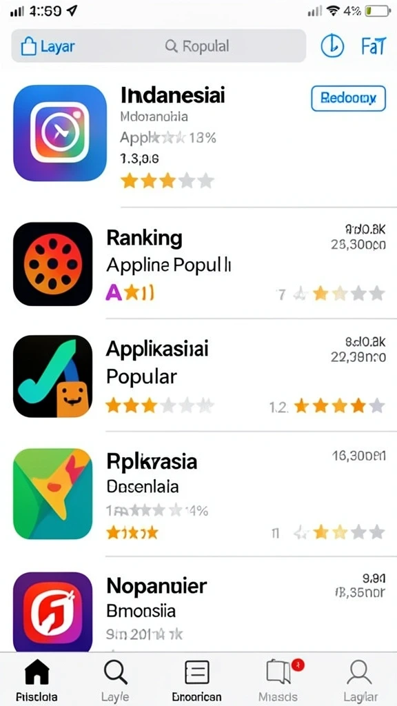 Tampilan antarmuka pengguna yang intuitif dan menarik.