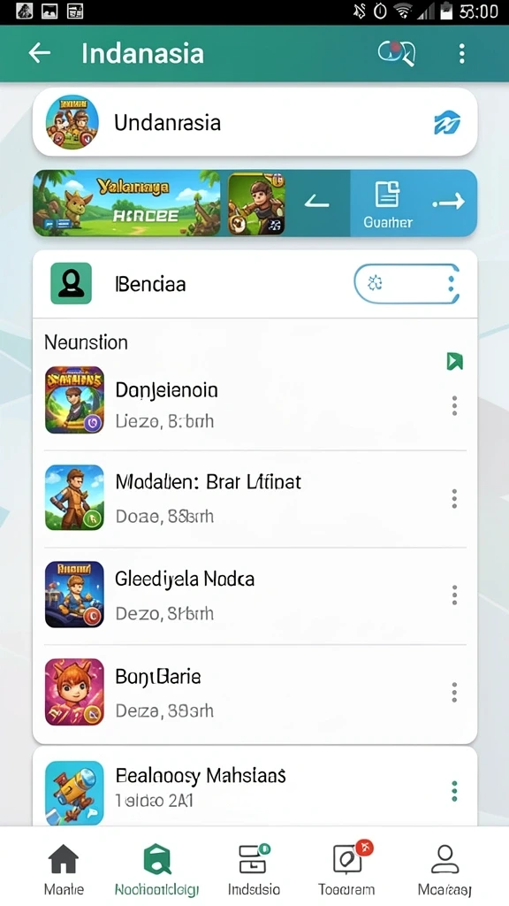 Tampilan awal BENGKEL69 yang menarik dan intuitif.