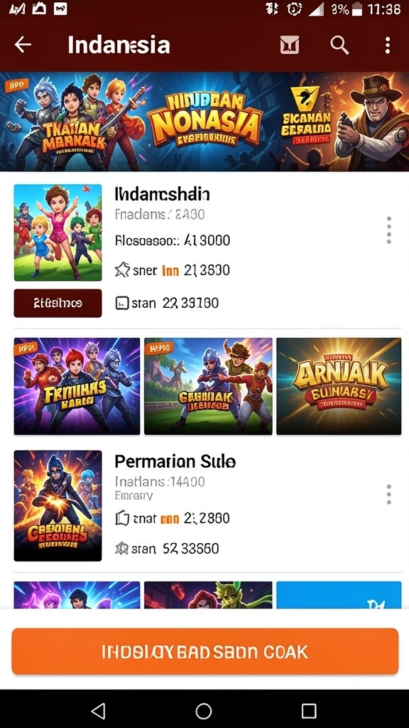 Mode permainan yang beragam dan menyenangkan.