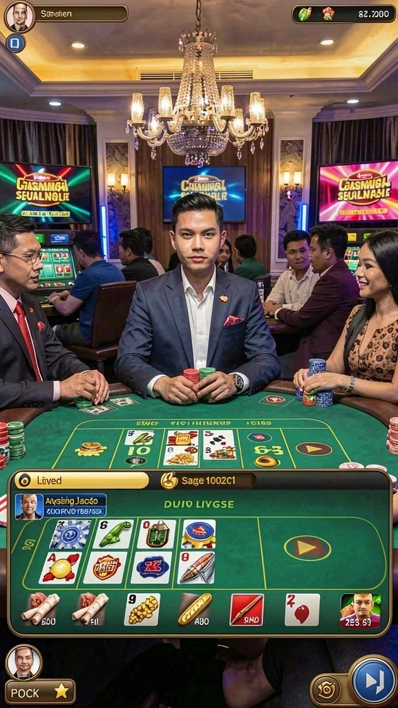 Fitur interaktif yang membuat bermain lebih menyenangkan.