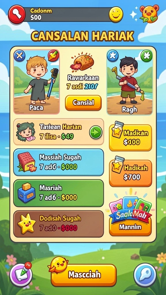 Tampilan antarmuka yang menarik dan ramah pengguna.