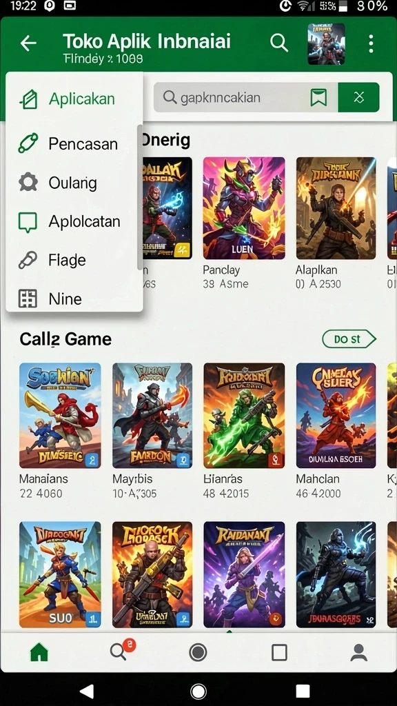 Tampilan menarik dari permainan slot yang variatif.