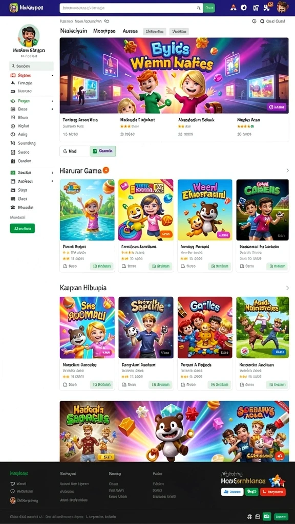 Berbagai karakter unik yang bisa dipilih.