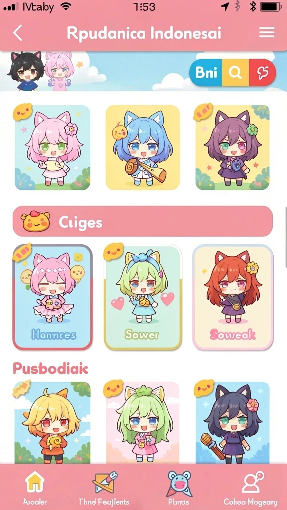 Screenshot dari level 5 yang menantang dan seru.