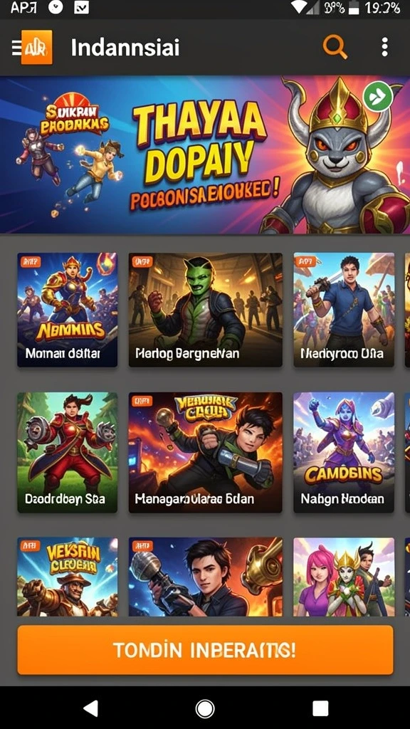 Tampilan antarmuka yang user-friendly dan menarik.