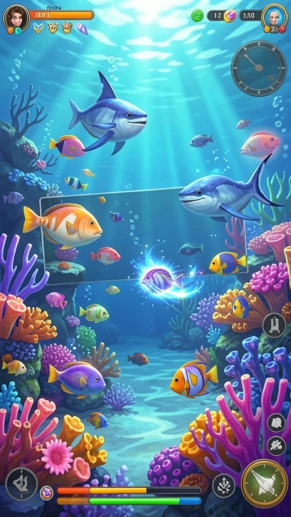 Tampilan awal game yang memukau dan penuh warna.