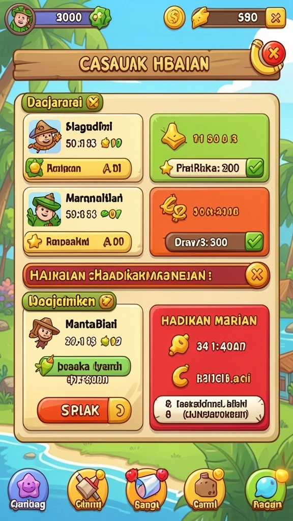 Tampilan antarmuka yang menarik dan user-friendly.
