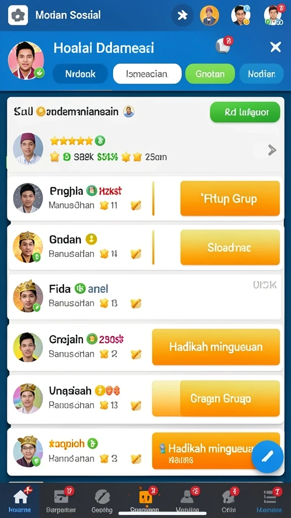 Mode permainan yang beragam dan seru untuk dimainkan.