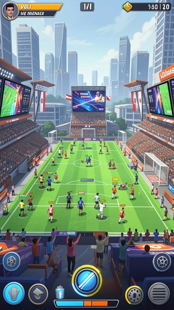 Mode multiplayer yang memungkinkan pemain bersaing langsung.
