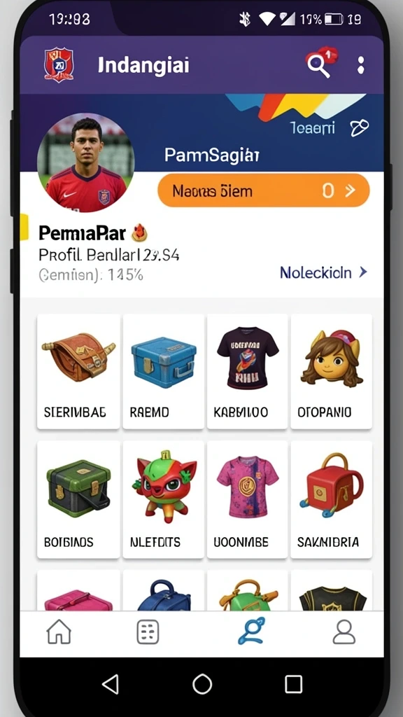 Tampilan halaman utama yang menarik.