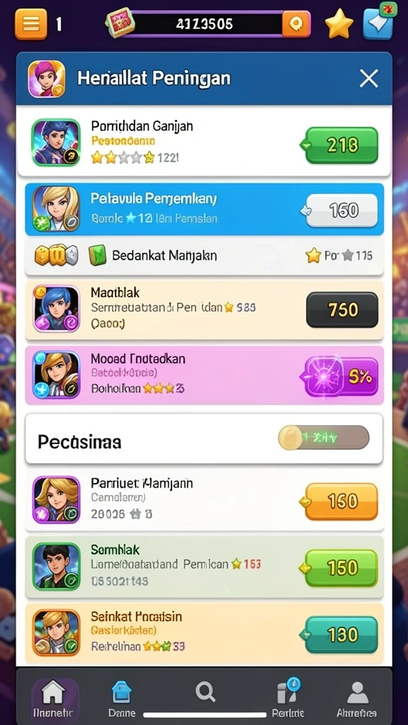 Fitur multiplayer untuk bermain dengan teman.