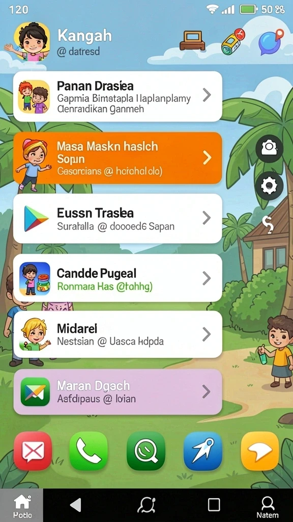 Hadiah menarik setiap minggu untuk pemain.