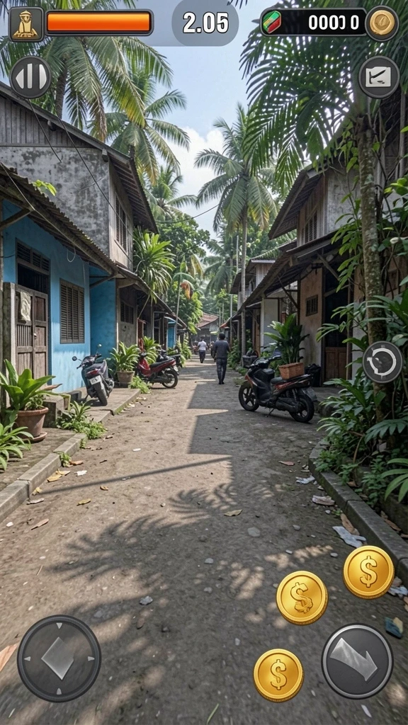 Tangkapan layar ini memperlihatkan fitur interaksi antara pemain yang aktif.