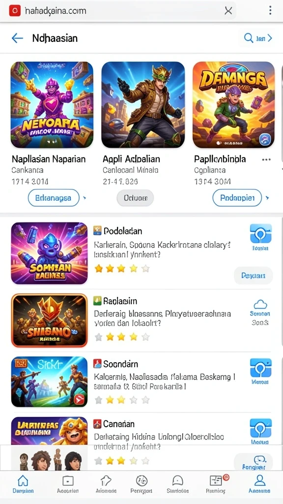 Tampilan antarmuka yang sederhana dan memikat.
