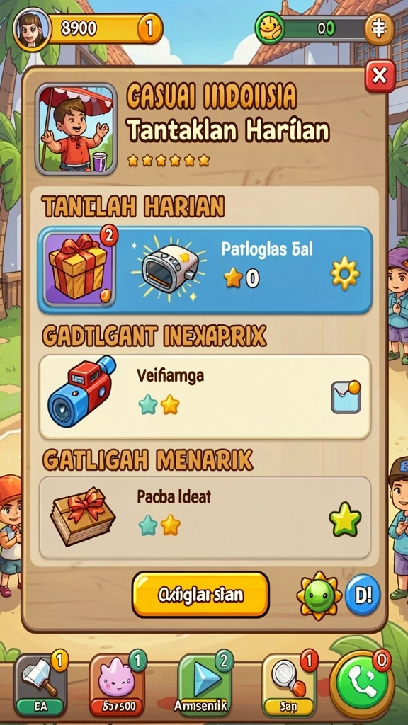 Tampilan awal permainan RPVIP5 yang memikat.