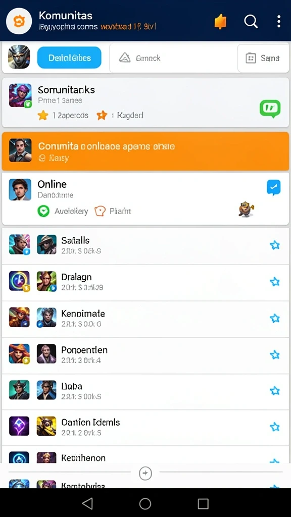 Fitur multiplayer yang memungkinkan kompetisi seru.