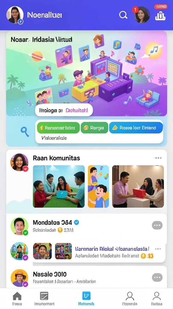 Antarmuka pengguna yang mudah dipahami dan digunakan.