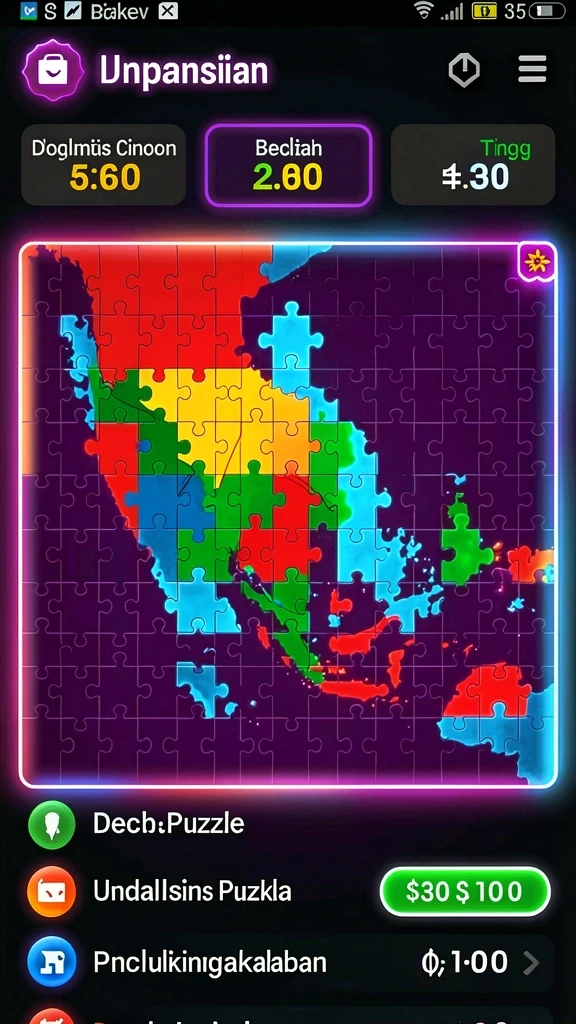 Screenshot menampilkan aksi pertarungan yang seru.