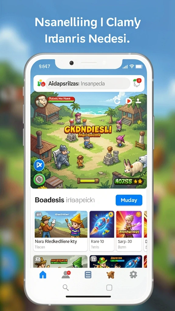 Screenshot menampilkan pemandangan indah dunia WOW33.