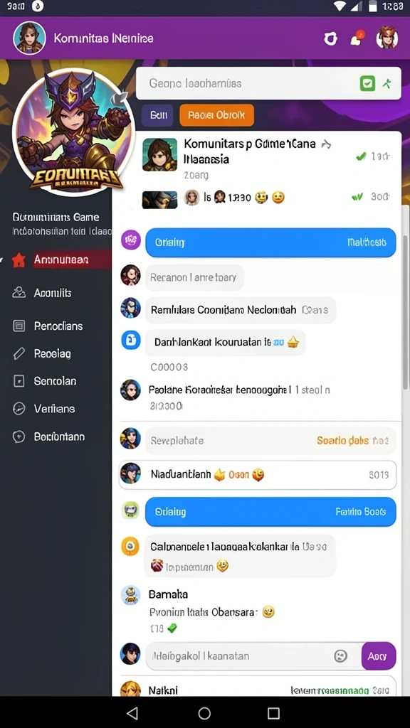 Screenshot memperlihatkan mode permainan terbaru yang seru.